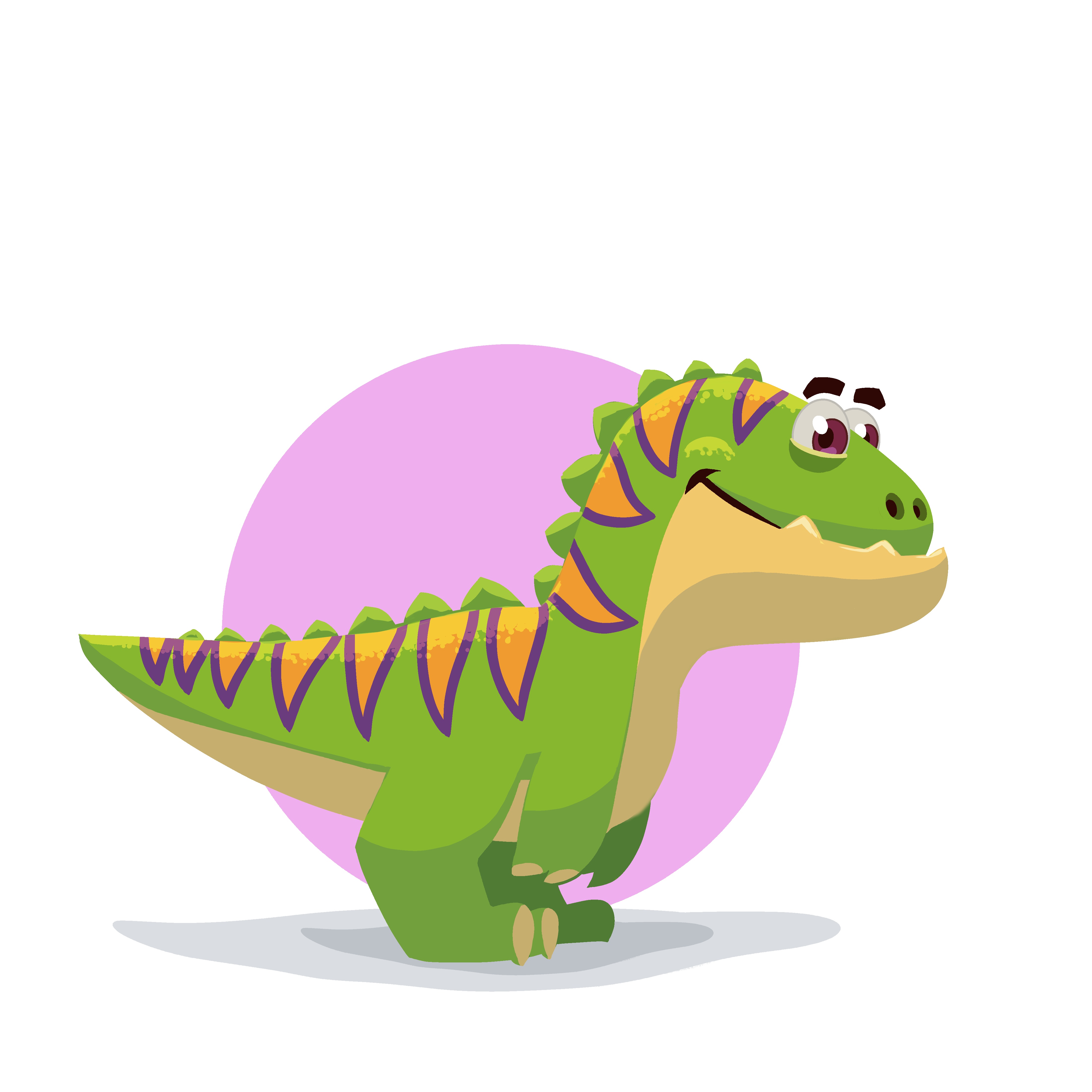 Professional Illustration for Children's Books, Games, and Education - Tyranosaurus