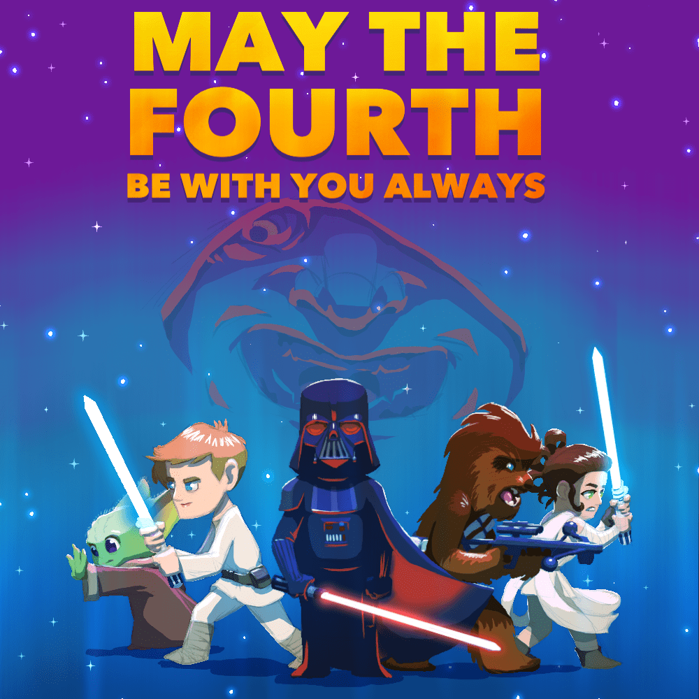 Professional Illustration for Children's Books, Games, and Education - May The 4th Be With You