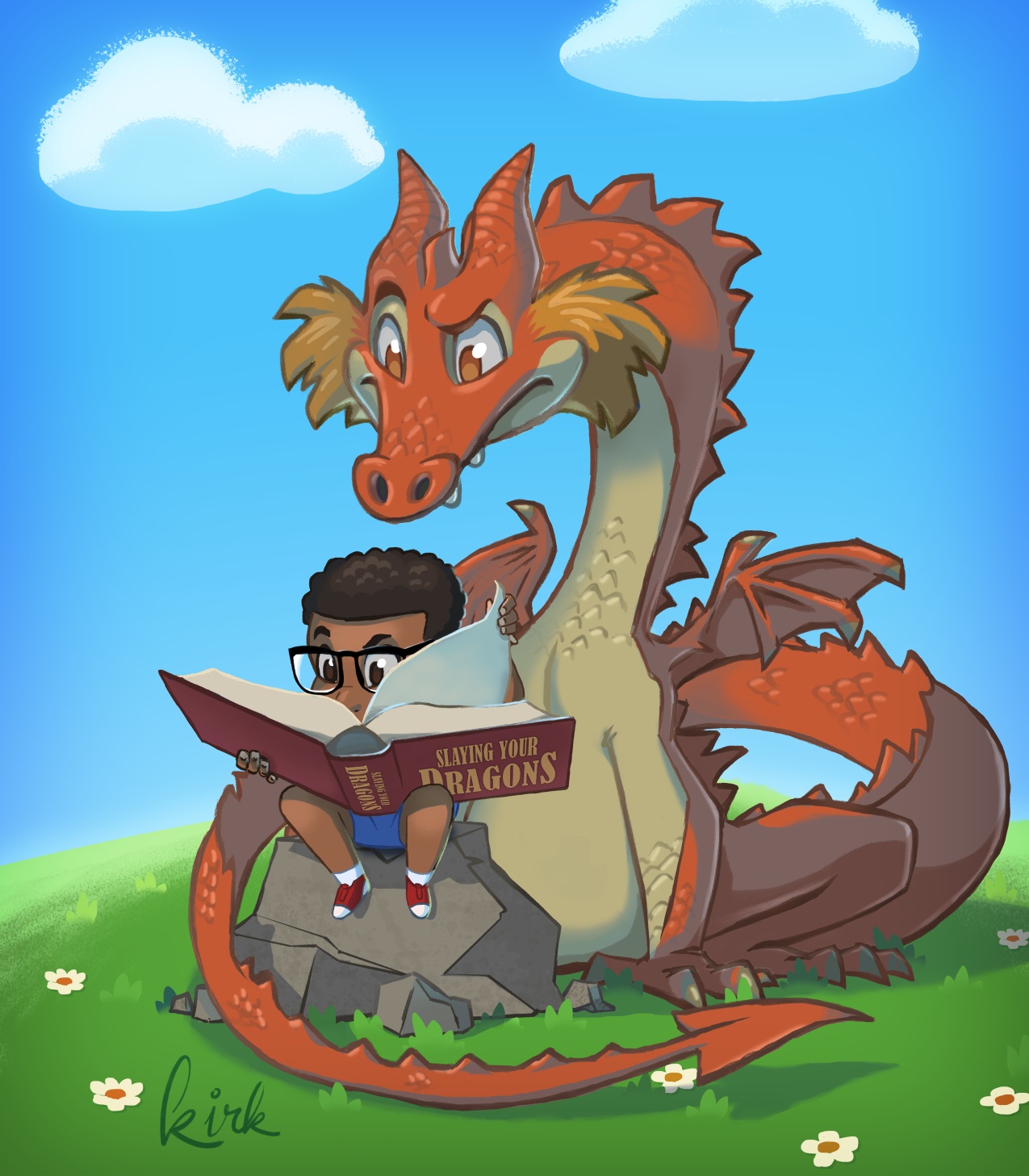 Professional Illustration for Children's Books, Games, and Education - Slaying Your Dragons